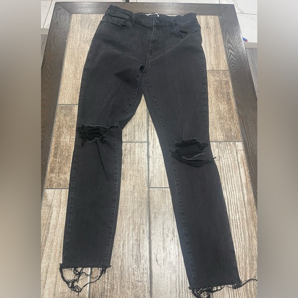 PACSUN High Rise Distressed Jeggings Women’s Size 30L - Picture 1 of 10